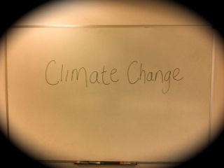 Climate Change Wipe board Photo